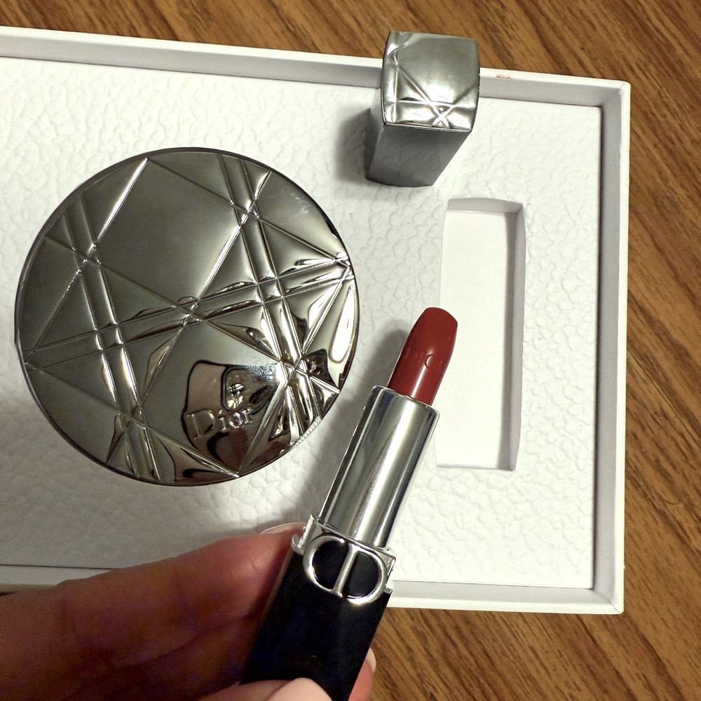Dior White and Gold Box Makeup Gift